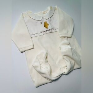 Disney Vintage Winnie The Pooh Footie Size 3M